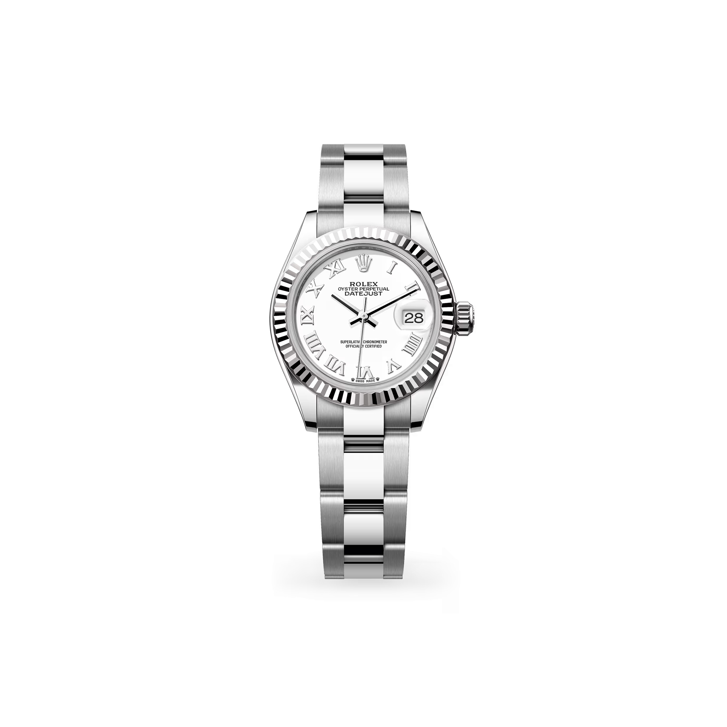 ROLEX LADY-DATEJUST OYSTER, 28 MM,OYSTERSTEEL AND WHITE GOLD 279174